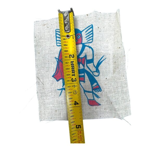 Vintage Kachina Doll Dancer 12 Pc Printed Fabric Squares Craft Napkin Coaster - Picture 5 of 5